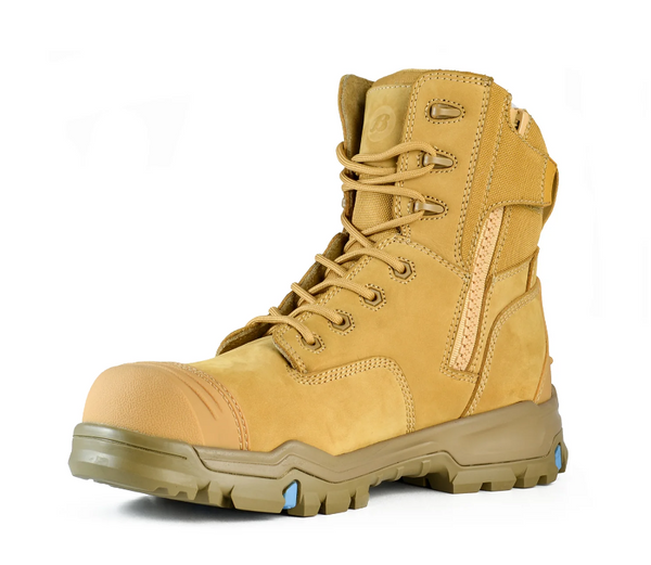 BATA 80487046 MARTO HIGH LEG ZIP SAFETY BOOTS WHEAT