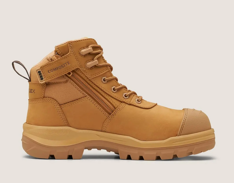 BLUNDSTONE 8550 UNISEX ROTOFLEX SAFETY BOOTS - WHEAT