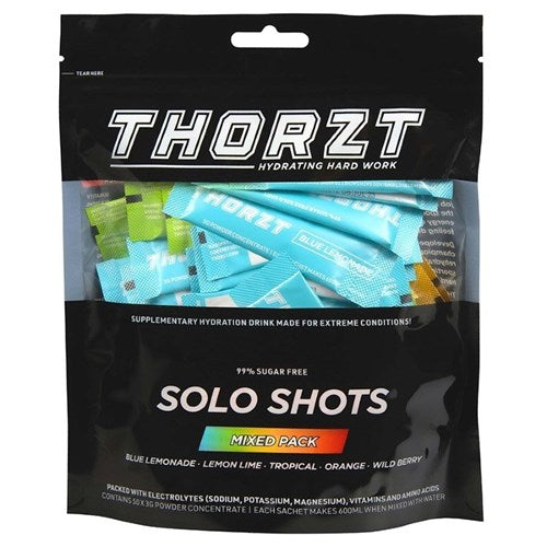 THORZT SSSFMIX SUGAR FREE SOLO SHOT PACK MIXED FLAVOURS