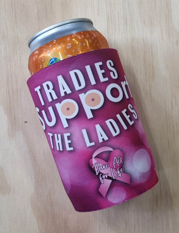 TRADIES SUPPORT THE LADIES STUBBY HOLDER - MAGNETIC